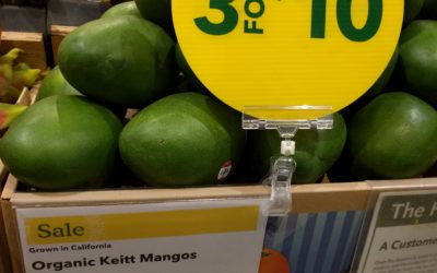 California-grown mangos