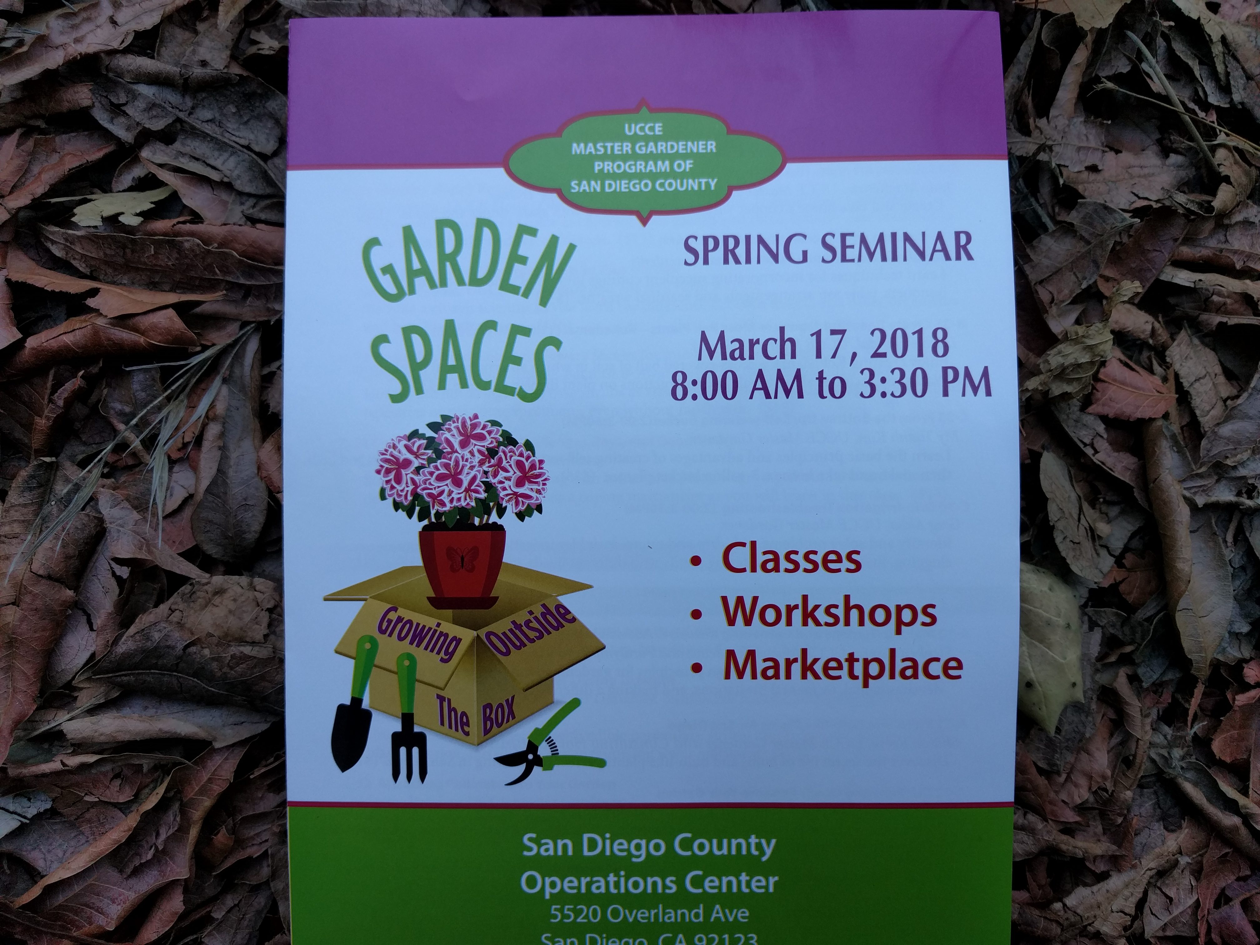 Master Gardener Spring Seminar San Diego Greg Alder S Yard