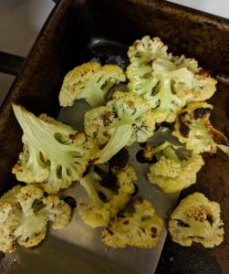 roasted cauliflower maybe with aphids