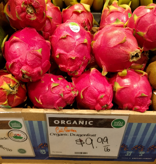 Yellow Dragonfruit at Whole Foods Market